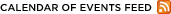Calendar of Event RSS