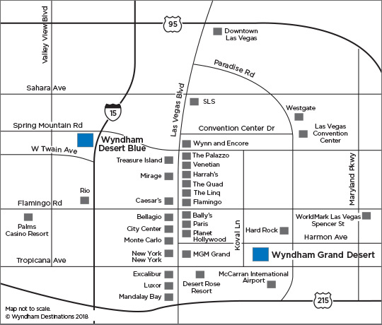 Map and driving direction for LAS VEGAS, NV