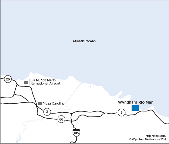 Map and driving direction for RIO GRANDE, PR