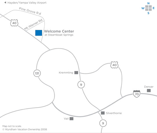 Map and driving direction for STEAMBOAT SPRINGS, CO