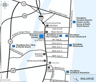 Wyndham Ocean Boulevard Resort Map Wyndham Vacation Resorts Welcome Center Maps Travel Directions Myrtle Beach Sc