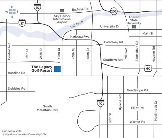 Map and driving direction for PHOENIX, AZ