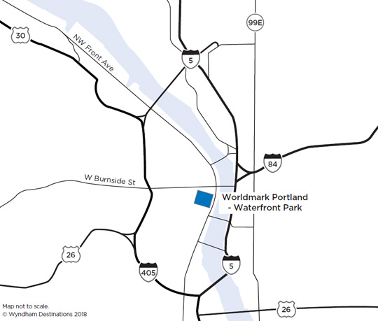 Map and driving direction for PORTLAND, OR