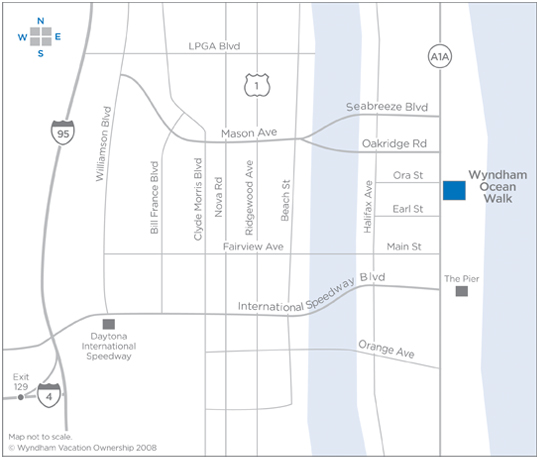 Map and driving direction for DAYTONA BEACH, FL