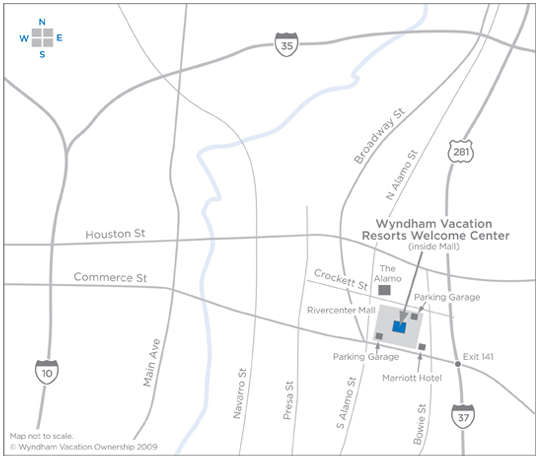 Map and driving direction for SAN ANTONIO, TX