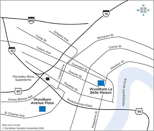 Map and driving direction for NEW ORLEANS, LA