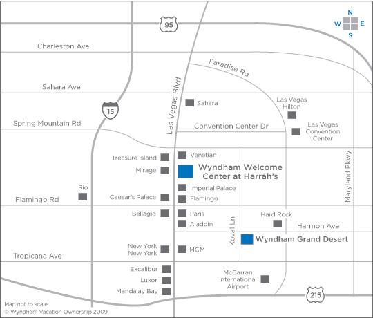 Map and driving direction for LAS VEGAS, NV