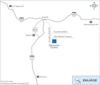 Welcome Center Map - Click to Enlarge.
