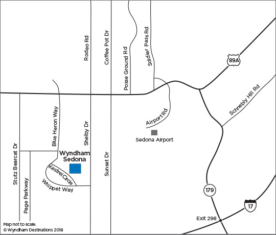 Map and driving direction for SEDONA, AZ