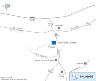 Welcome Center Map - Click to Enlarge.