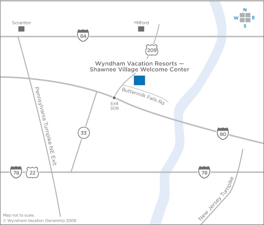 Map and driving direction for POCONOS, PA