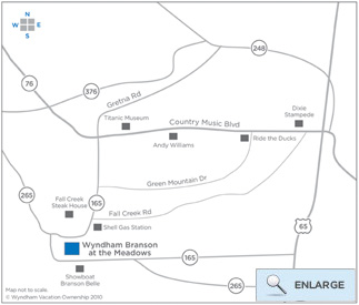 Welcome Center Map - Click to Enlarge.