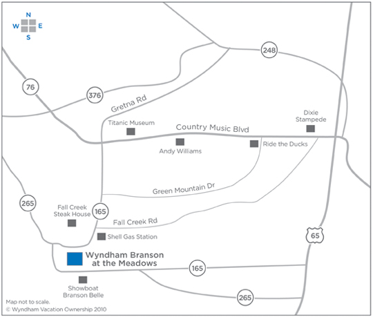 Map and driving direction for BRANSON, MO